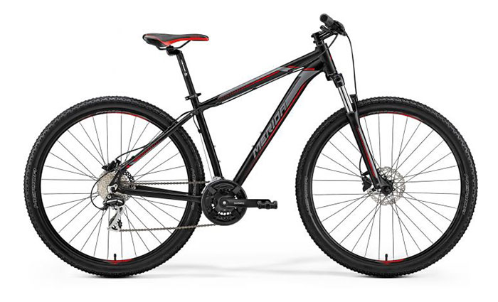 Xe đạp Merida Big Nine 20-D Mountain Bike Matt Black/Red/Silver (2019)