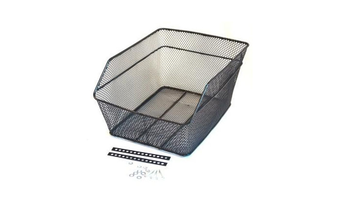 Compact Mesh Rear Basket Black