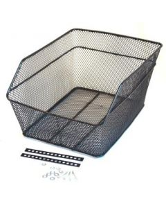 Compact Mesh Rear Basket Black
